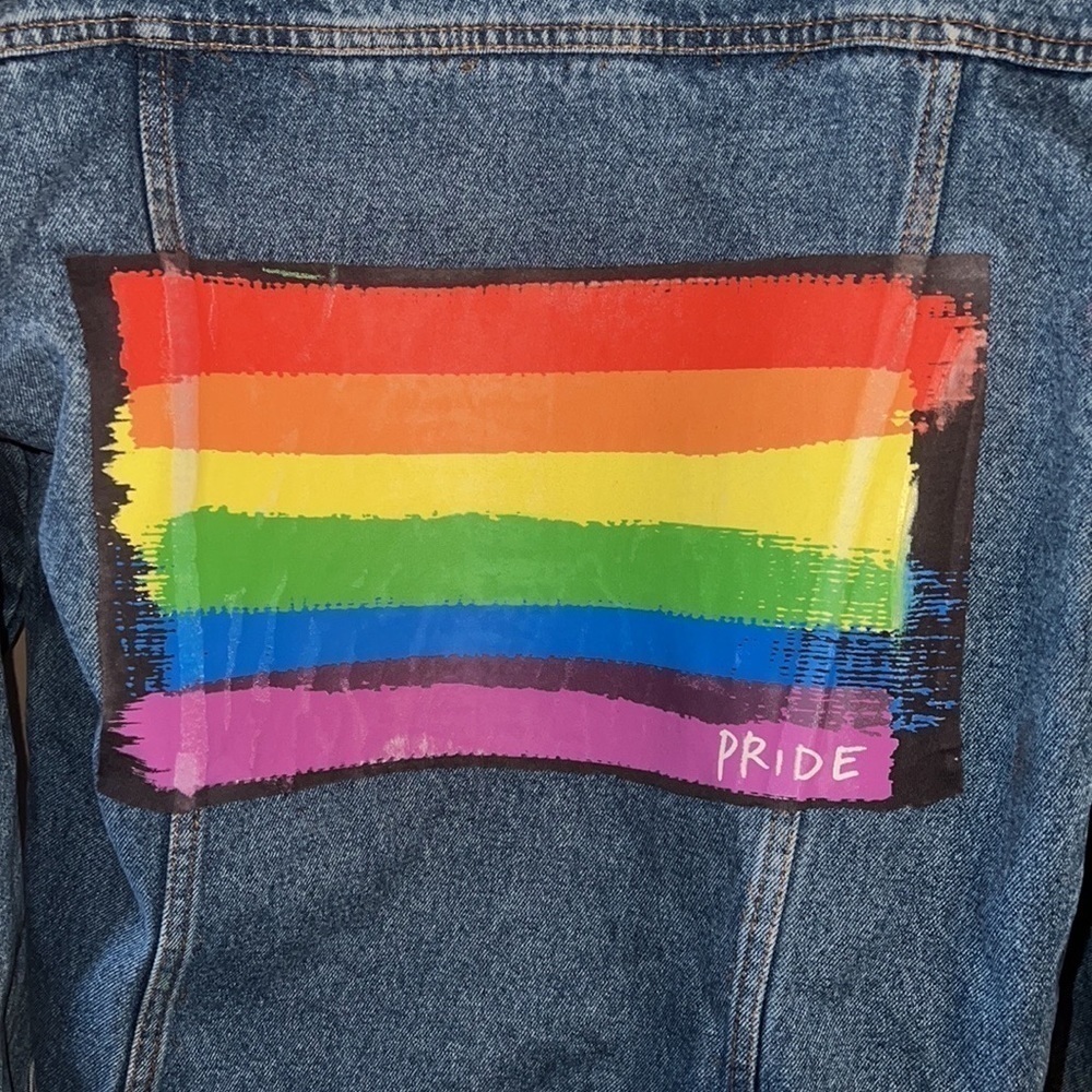 Hand designed Jean jacket - Picture 3 of 4